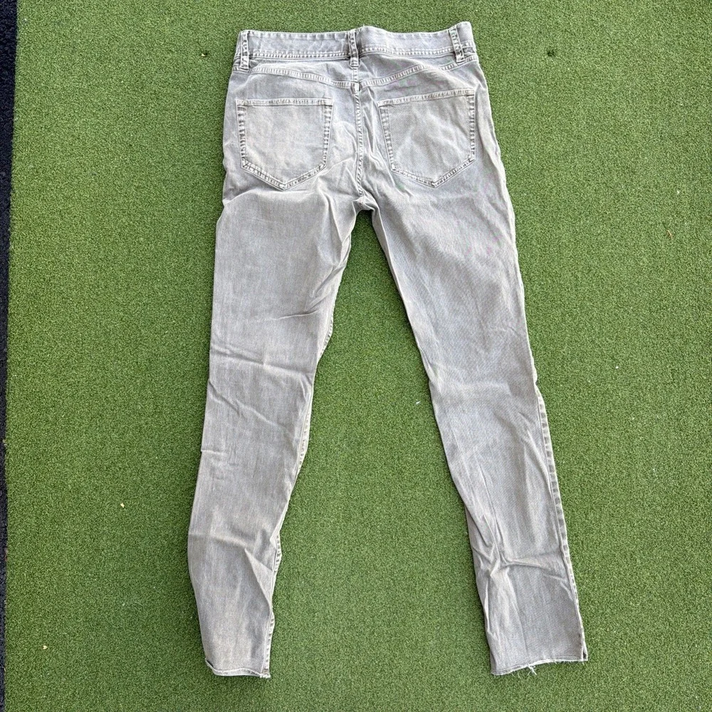James Perse Brushed Twill 5 Pocket Pants Brown Men 30x31 UNHEMMED Slim $325